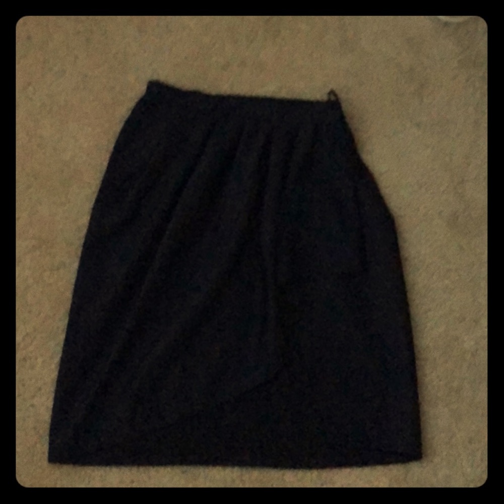 Blue skirt